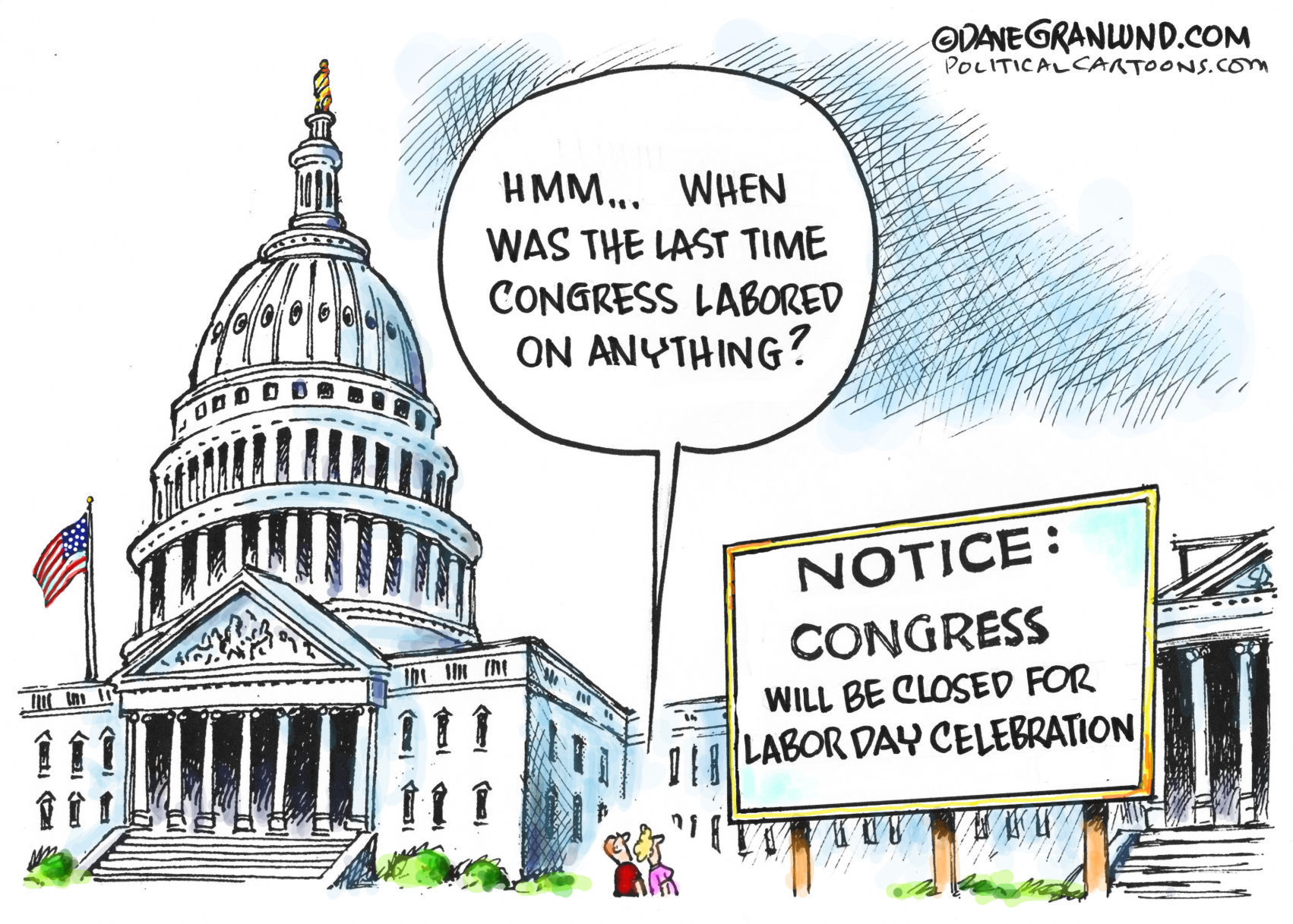 Labor Day and Congress by Dave Granlund, PoliticalCartoons.com